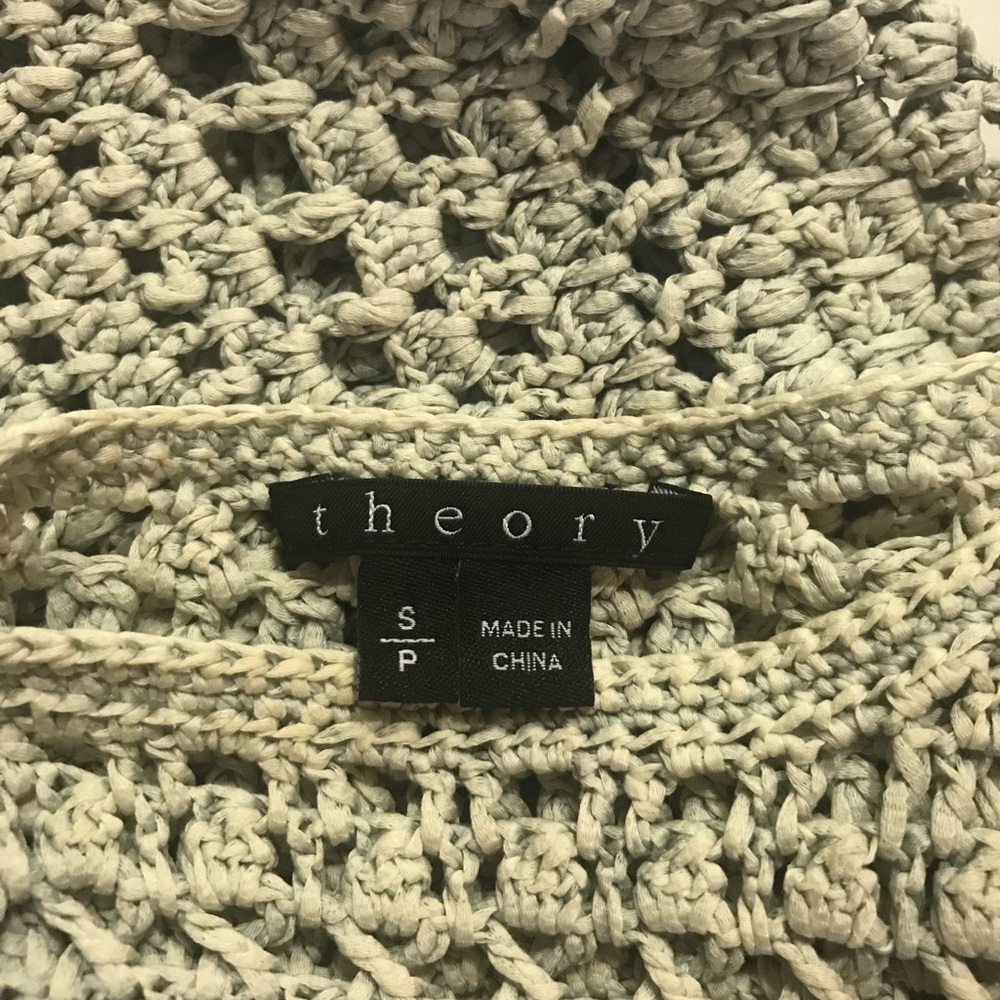 CLOSET CLOSING WAS $45 Theory open knit sweater - Picture 6 of 8